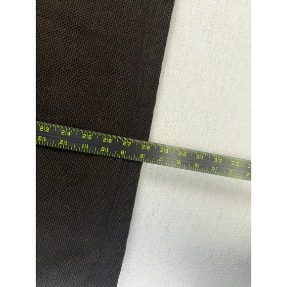 Orvis Mens L Brown Textured Quarter Zip Pullover Sherpa Lined Fleece Jacket - Picture 4 of 9